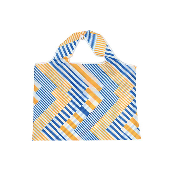 Tote Bag Type - D-6677 マルチェ ビッグエコバッグ ダブルストライプ
