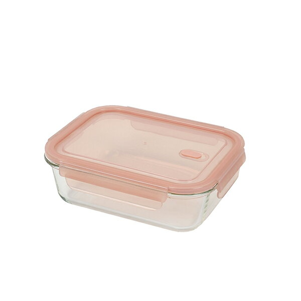 Condiments Container - HB-5961 ディッシュプラス 耐熱ガラスバルブ付保存容器 長方形980ml