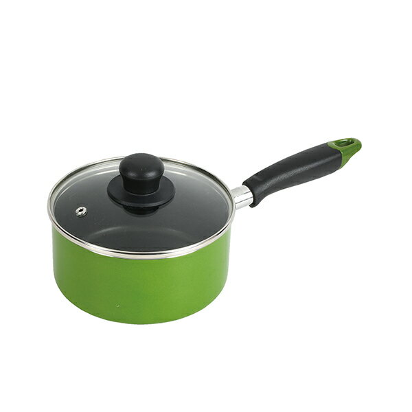 HB-8596 ニューフォア IH 片手鍋16cm グリーン
