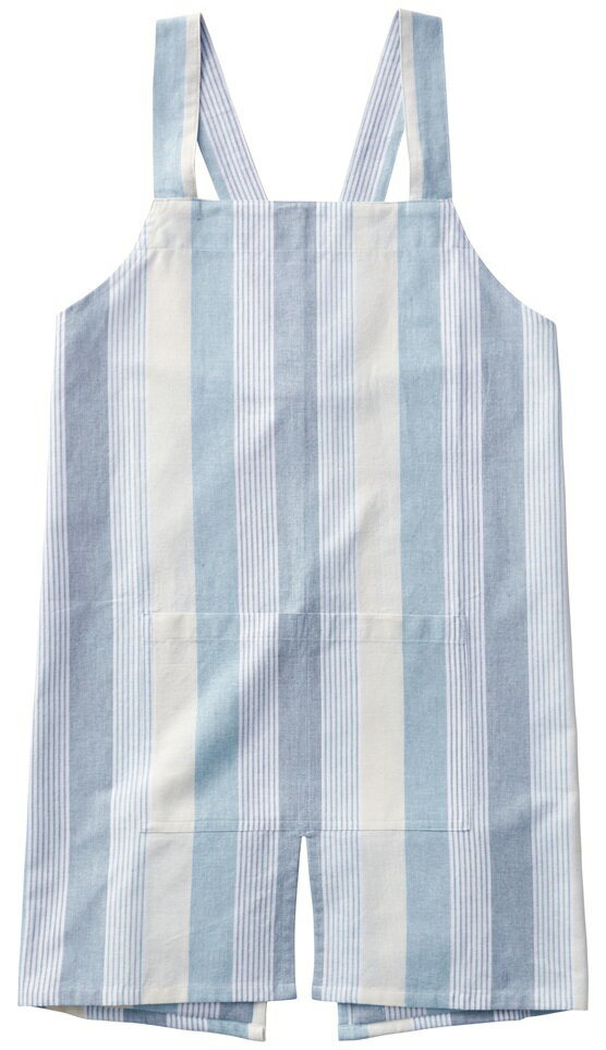 メール便 レップ エプロン アトリウム ミトン付きエプロン ブルー