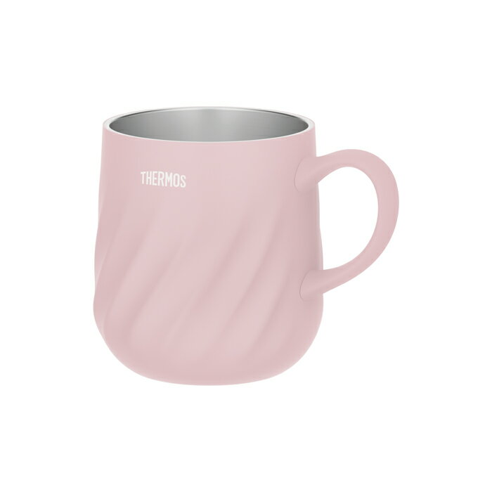 サーモス 真空断熱マグカップ 450ml ピンク JTD-450 P 【THERMOS 保温 保冷 軽い 軽量 マグ 形 形状 丸..