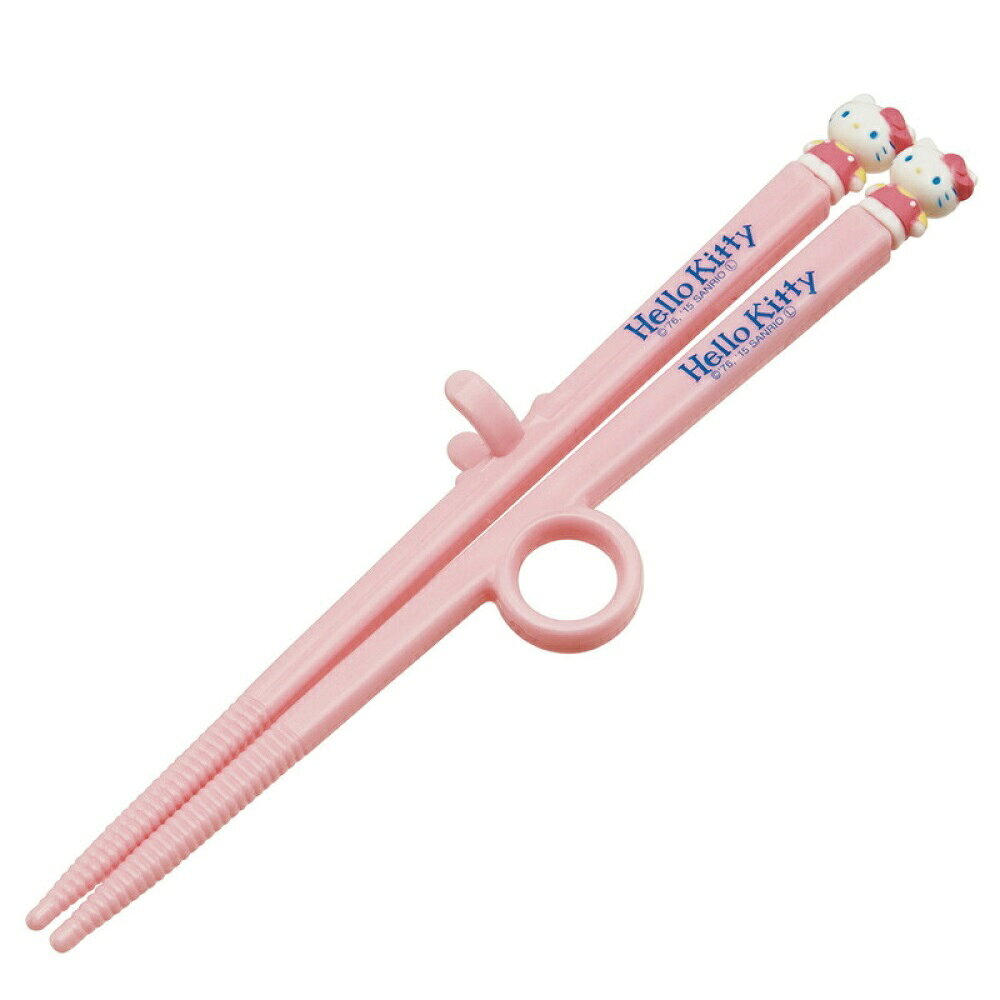 メール便　スケーター ADT2 ダイカットトレーニング箸 ハローキティ15 【練習箸 子供 キッズ お箸の練習 子ども こども かわいい キャラクター】