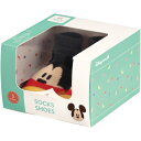 スケーター ソックスシューズ 11.9cm 8〜12ヶ月 ギフトボックス ミッキー Sサイズ BSSHL2G ファーストシューズ 靴下 くつ プレゼント 出産祝...