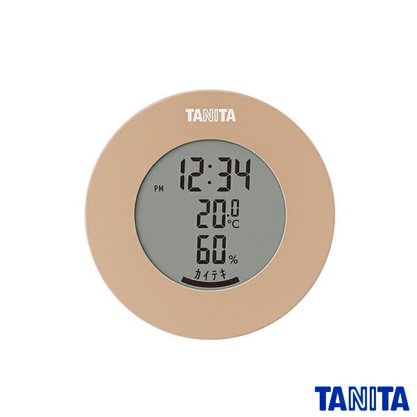 タニタ TT585BR デジタル温湿度計 ブラウン