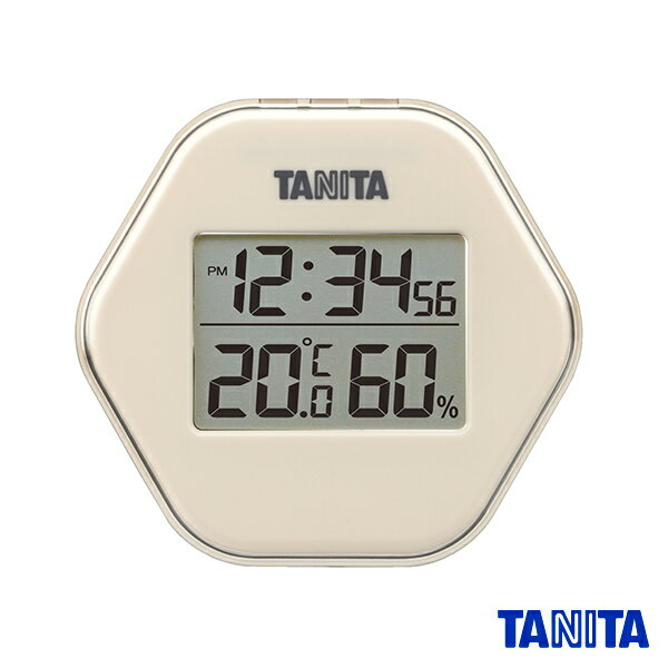 タニタ TT573IV デジタル温湿度計 アイボリーの商品画像