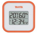 送料無料 タニタ　デジタル温湿度計 オレンジ TT-558O