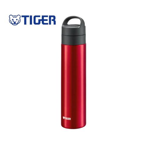 타이거 진공 단열 핸들 첨부 탄산병 0.6L 클리어 레드 MKB-T601 RB [TIGER 타이거 마법병 보냉 탄산 물통 병 직접 마시고 안전 경량 꿈 중력]