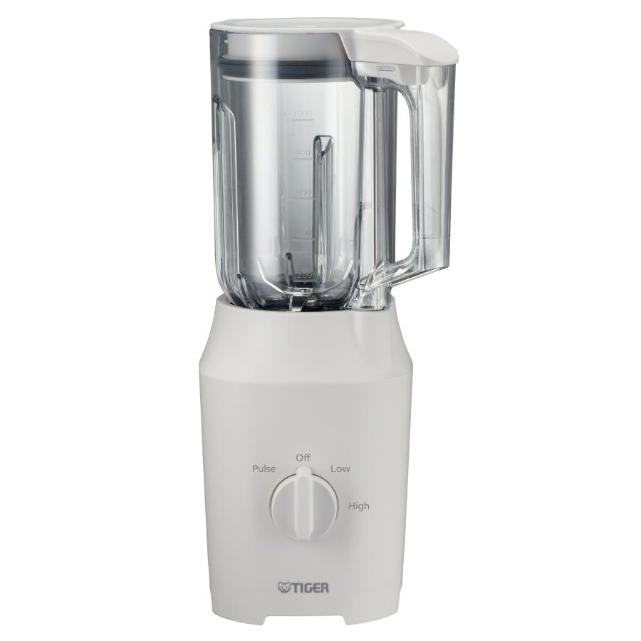 Food Processors - タイガー ミキサー 1L マットホワイト SLC-B100 WM 【Tiger 2025年 最新モデル 小型 氷 スムージー 大容量 洗いやすい 食洗機対応 静音 ジューサー】