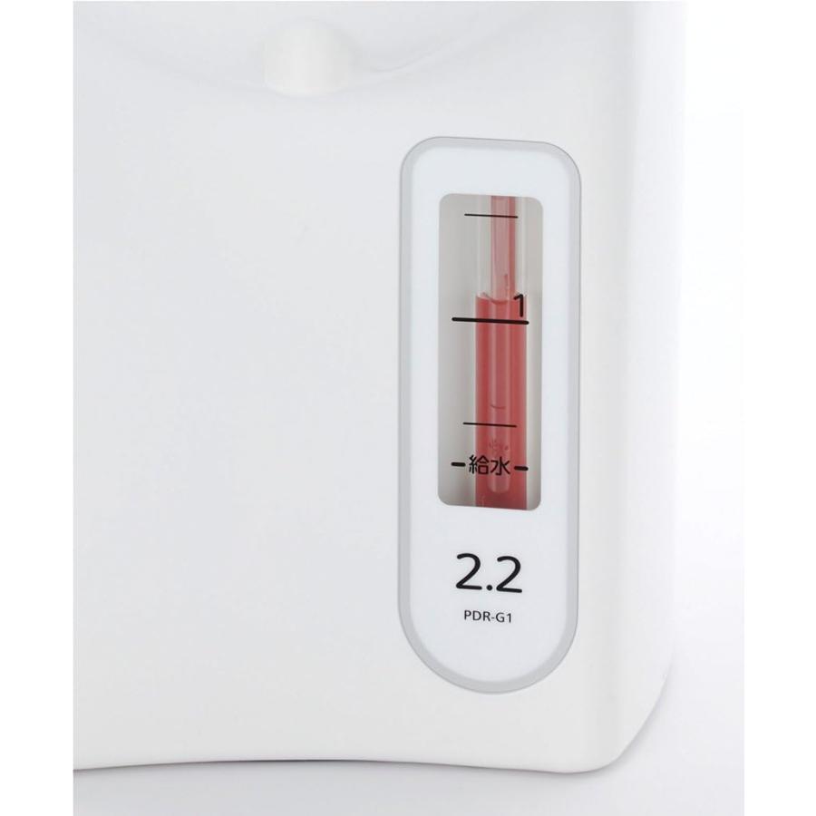 タイガー マイコン電動ポット 2.2L PDR-G221 W ホワイト 3