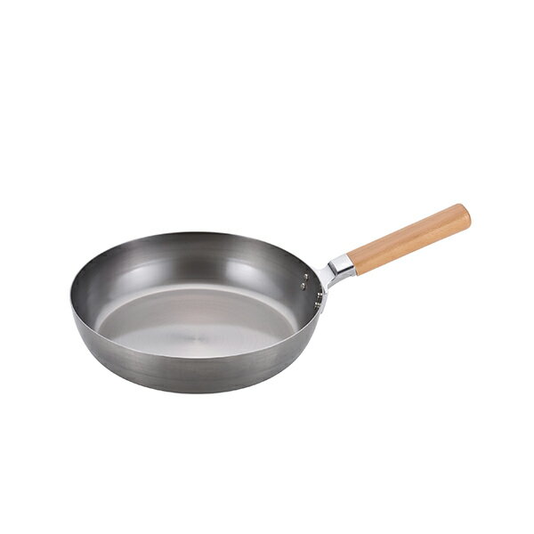 送料無料 和平フレイズ CS-009 千歳 鉄 木柄フライパン 26cm