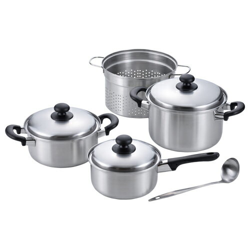 送料無料 和平フレイズ EM-022 燕三　IH片手18＆両手20＆パスタ22