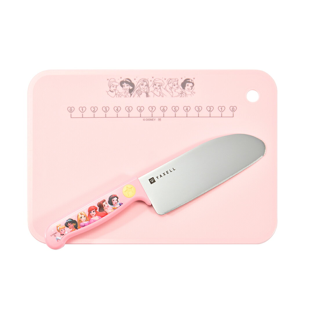 メール便 ヤクセル WD こども安全包丁+シートまな板セット R1 プリンセス S2 33160 【子ども 用 包丁 ナイフ 安全 はじめて 料理 お手伝い 食育 幼児 ギフト プレゼント ディズニー】