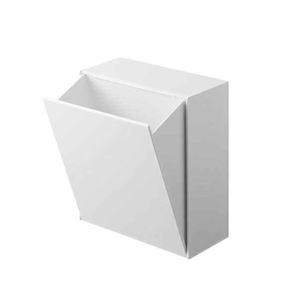 送料無料　山崎実業　5431 マグネットダストボックス&収納ケース タワー ホワイト