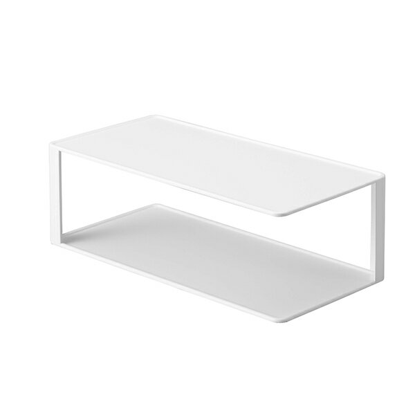 山崎実業 KT-TW NJ WH 5641 長皿収納ラック2段 タワー ホワイト