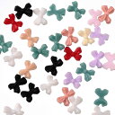 \本日P最大10倍/【当店買い回りで】 ネイルパーツ リボン 6mm ミックス 300個 3D 立体 デコ レジン ネイルアート ハンドメイド ジェルネイル パ...