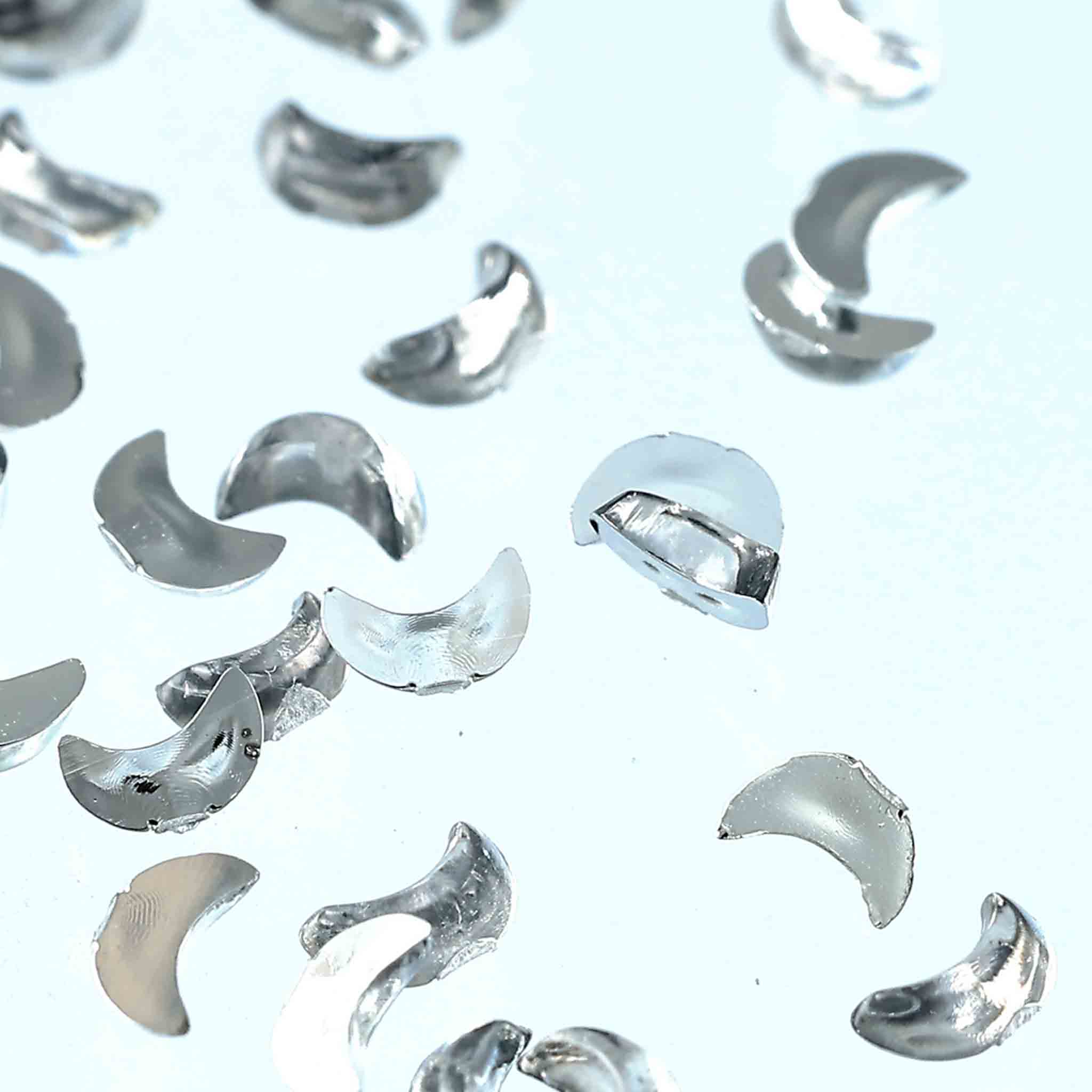 【2点以上まとめ買いで得得】 ラインストーン クリア 月 2.5mm 9000粒 プラ製 ネイル レジン デコ ハンドメイド パーツ BD3537