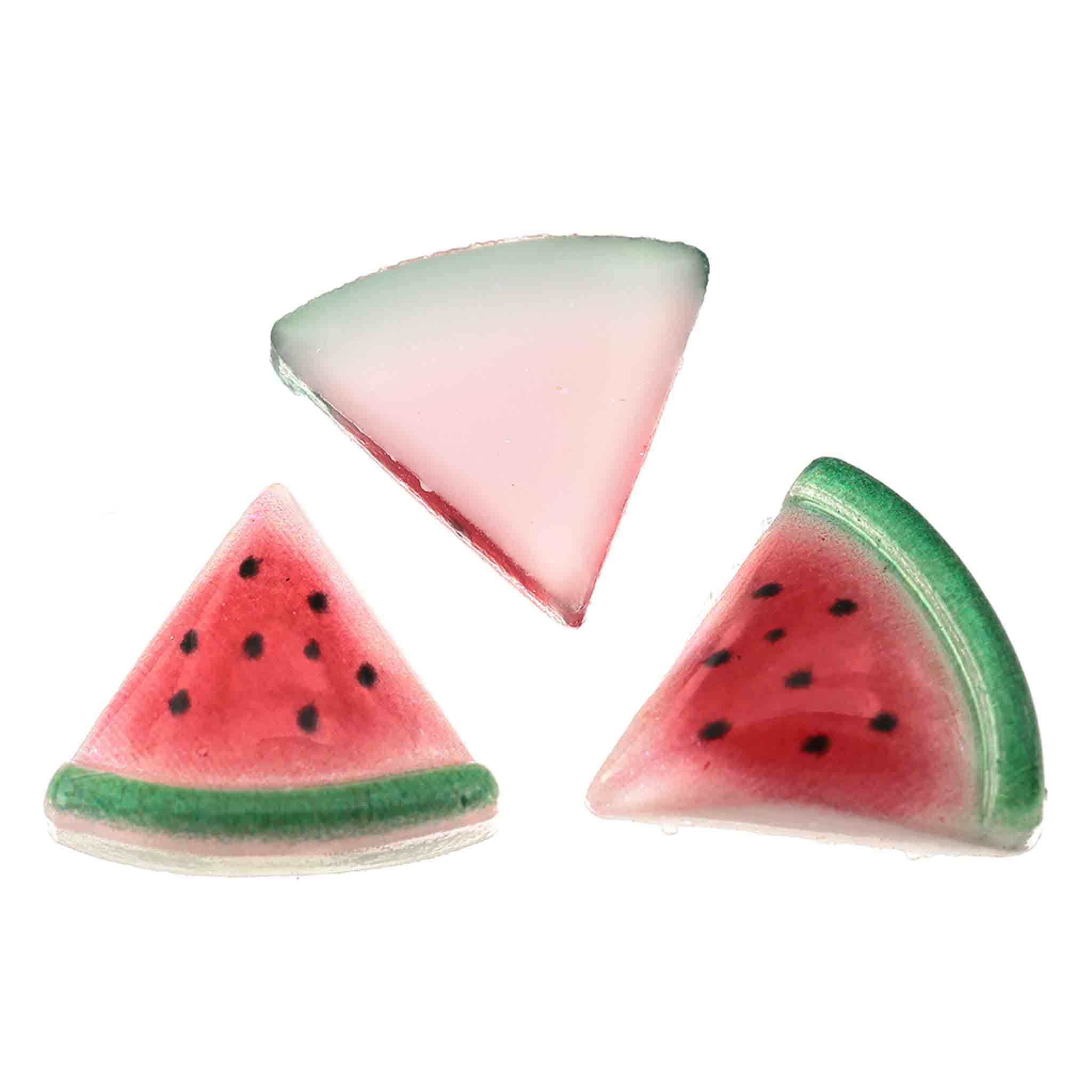 【2点以上まとめ買いで得得】 デコパーツ 果物 スイカ 11mm 赤 200個 食品サンプル...