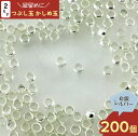 \本日P最大10倍/【当店買い回りで】 つぶし玉 2mm 200個 シルバー 白銀 かしめ玉 カシメ玉 紐留め金具 丸玉 手芸用 留め具 紐留め ひも留め ハン...