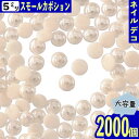 ＼本日ポイント10倍／【エントリーするだけ】 半円パール 5mm ホワイト 2000個 セラミック製 ネイル レジン封入 デコ ネイルアート ネイルストーン パーツ BD3215