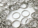 \本日P最大10倍/【当店買い回りで】 丸カン シルバー 14mm 200個 大きめ チャーム等に活用も 基礎パーツ キーホルダーパーツ キーホルダー金具 アク...
