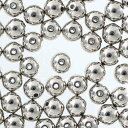 【本日まとめ買い割引クーポン発行中】 ビーズ 10mm シルバー 丸 大きめ 100個 セット 両穴 軽い ビーズパーツ ラウンド 丸型 スペーサー ネックレス...