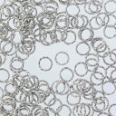 \本日P最大10倍/【当店買い回りで】 デザイン丸カン シルバー 8mm 200個 マルカン 金具 丸カン チャーム リング 丸環 ピアス イヤリング ストラップ キーホルダー ハンドメイド 手芸 レジン封入 アクセサリー パーツ デザインカン AP2145