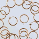\本日P最大10倍/【当店買い回りで】 フープ イヤリング パーツ ゴールド 20個 13mm カン無し KC金 フープイヤリング ノンホールピアス アクセサリー 金具 イヤリング金具 イヤリング用金具 ハンドメイド 手芸 パーツ AP2195