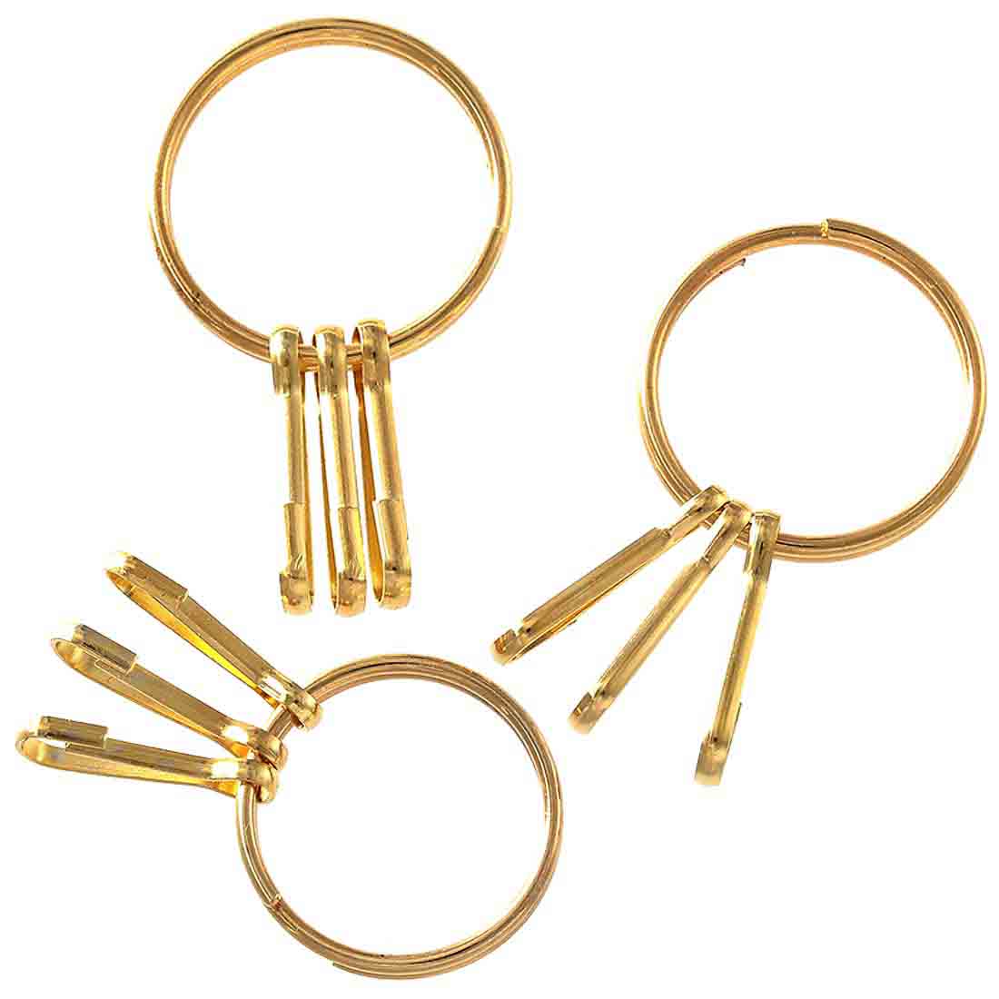 ＼本日P5倍／【まとめ買いがお得】 キーホルダー　パーツ　金具　ゴールド　小さめ...