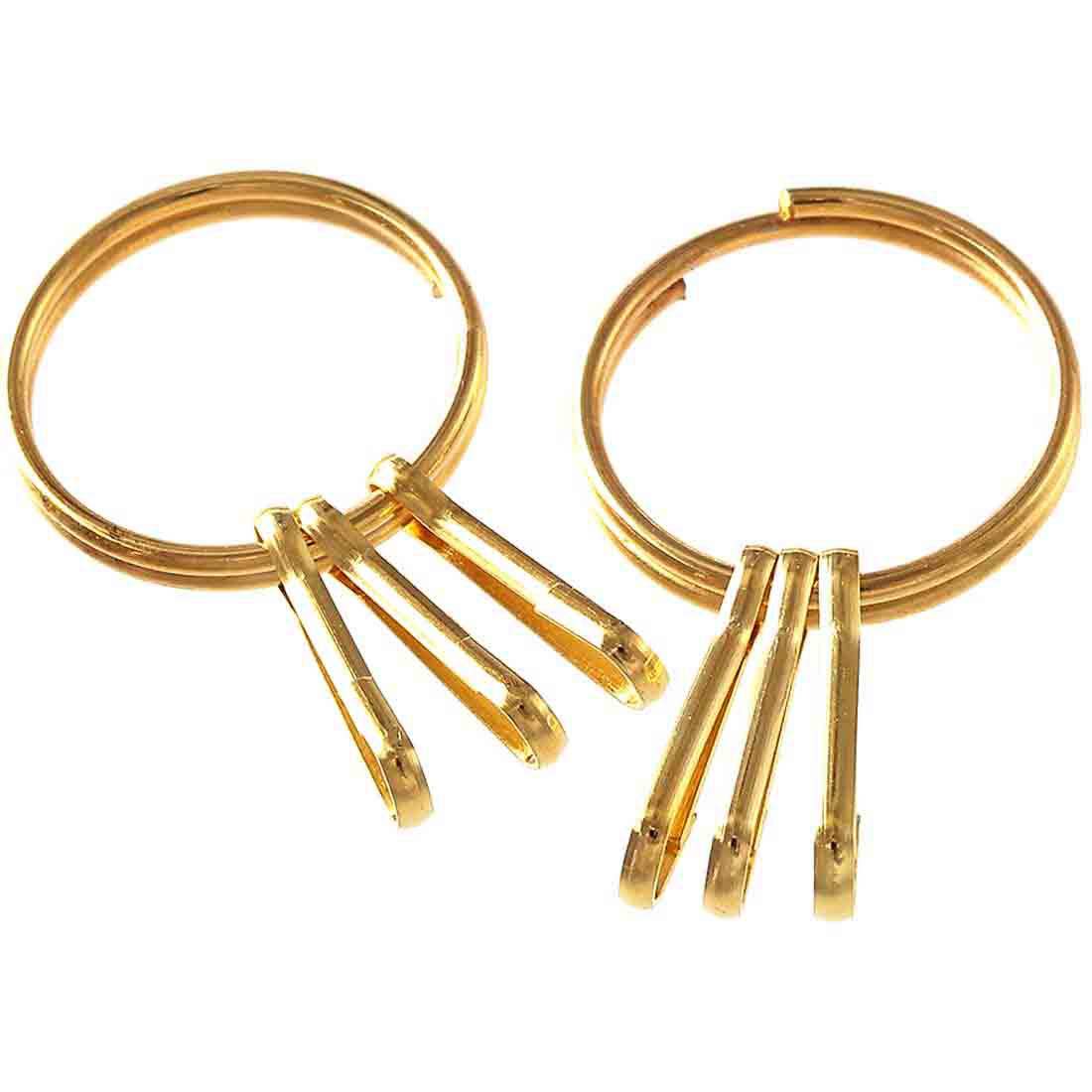 ＼本日P5倍／【まとめ買いがお得】 キーホルダー　パーツ　金具　ゴールド　小さめ...