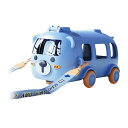 ウォーターボトル ストロー付き水筒 子供 キッズボトル 可愛い 車 バス形 直飲み ショルダーストラップ付き ボトル 携帯水筒 漏れない 小学生 女の子 男の子...