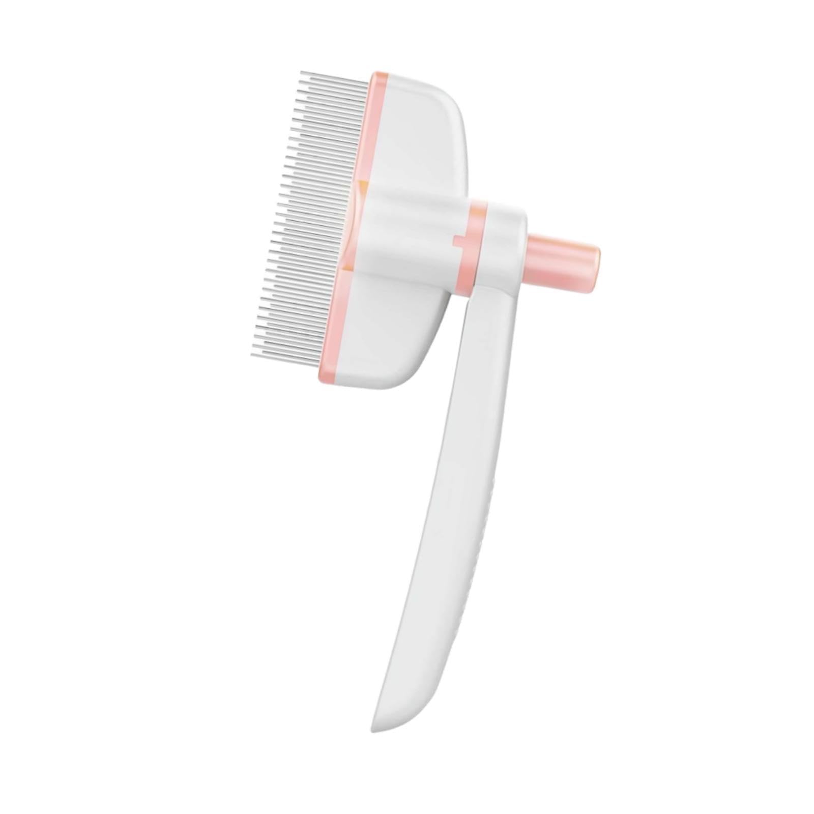 猫用グルーミングブラシ 猫用ブラシ ペット用品の脱皮用 ポータブル犬用脱皮ブラシ 長毛または短毛の猫用 子猫犬用, ピンク