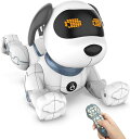 ロボットプラザ ロボット犬 子供向け おもちゃ 知育玩具 ペット 簡易プログラミング 誕生日プレゼント 男の子