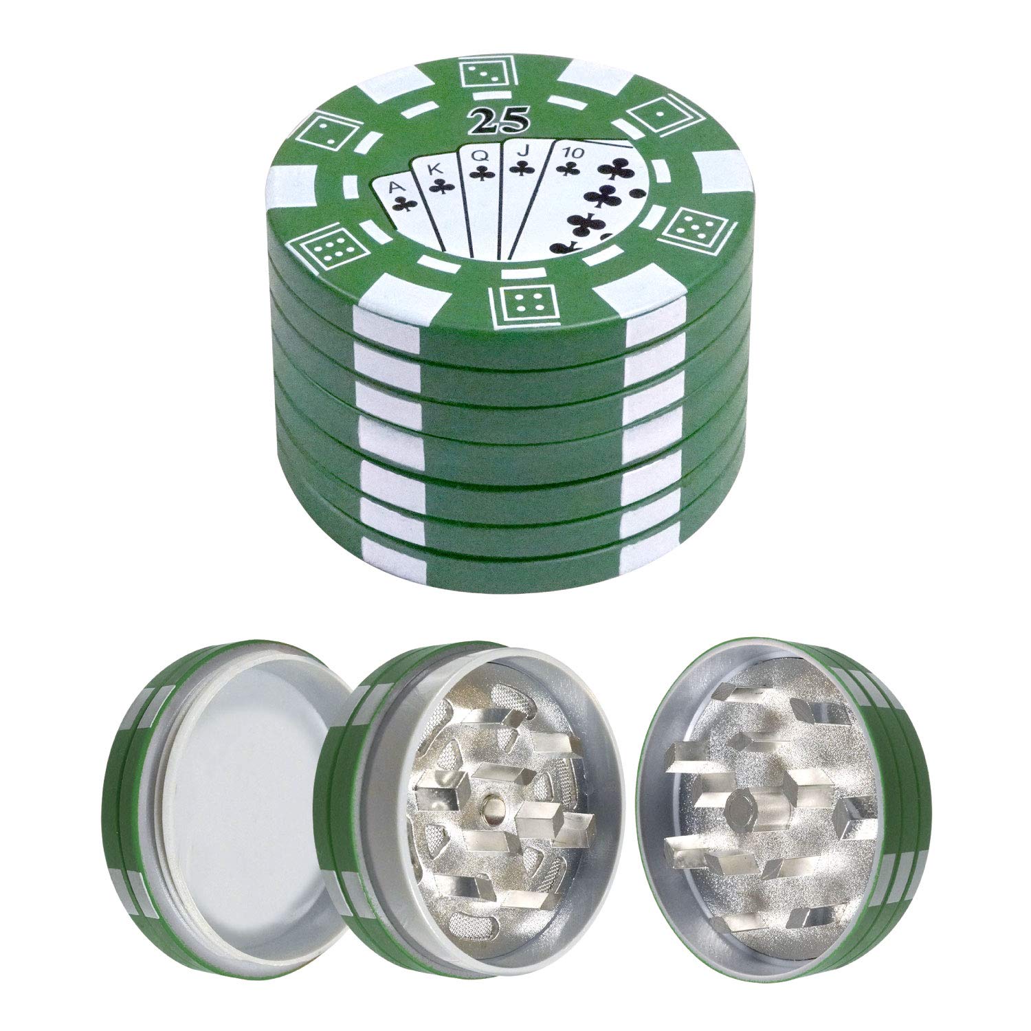 グラインダー たばこ [ ポーカーチップ状 ] グラインダーたばこ タバコ スパイス ハーブ 胡椒 喫煙具 ..