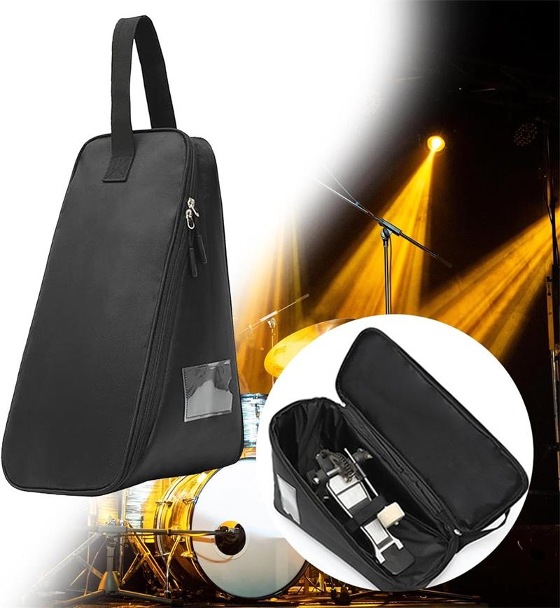 ドラム ペダル バッグ 軽量 キャリング ハンドル付き ポータブル ジッパー キャリーバッグ 収納ハンドバッグ ケース ドラムペダル