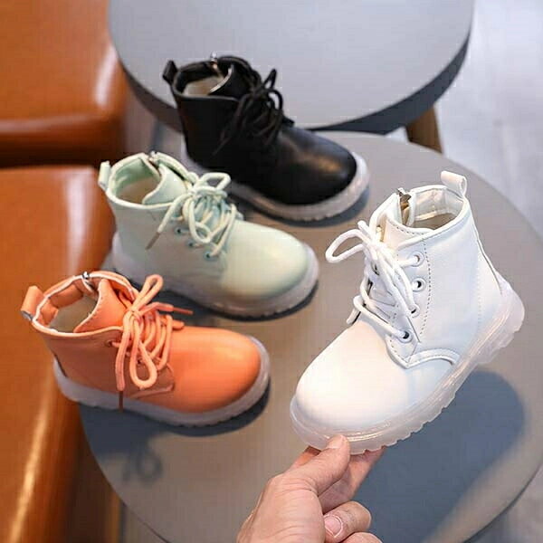 子供ブーツ ブーツ キッズ 女の子 男の子 春秋冬 ショートブーツ 編み上げ 子供 靴 シューズ 赤ちゃん ..