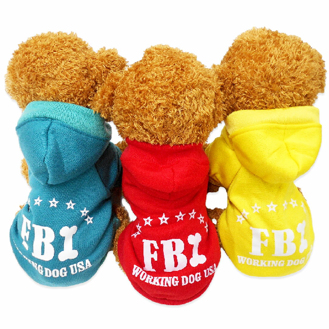 犬服 秋冬 ペットウェア ハロウィン コスプレ パーカー FBI あたたかい かわいい お散歩 防寒 お出かけ 虫対策 エアコン対策 インスタ