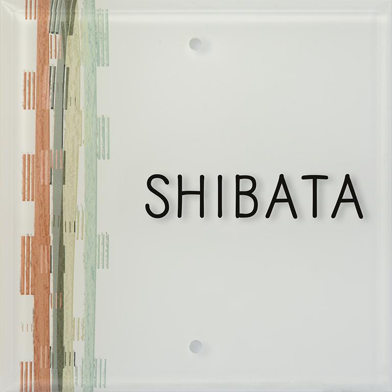 門柱専用表札　表札シミュレーション　アクリル