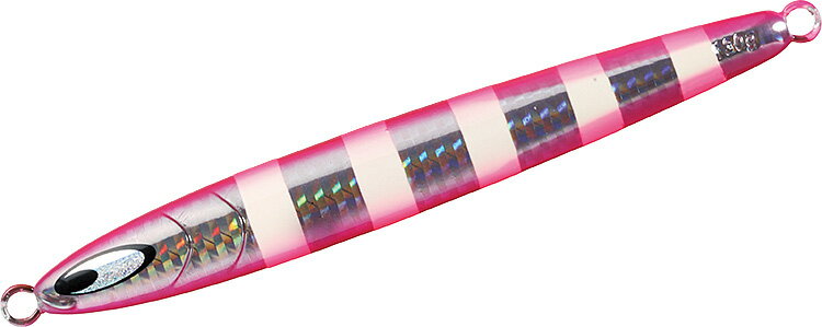 鏡牙ジグセミロング160G クラッシュホロパープルゼブラ (2)