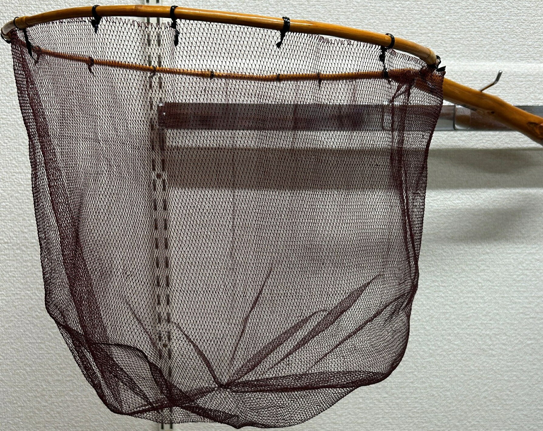 替網　茶色　直径36cm　500目ー2.5mm　渓流・鮎　タモ網　交換用