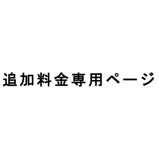 追加料金専用ページ 追加料金用 追加料金専用ページ 追加料金用