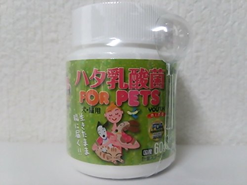 〔NS〕ハタ乳酸菌 FOR PETS ペット用 60g（計量スプーン付）×2個セット