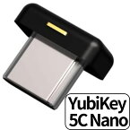 Yubico ユビキー Yubico セキュリティキー YubiKey 5C Nano USB-C 2ファクター認証 いたずら防止 2段階認証 高耐久性 耐衝撃性 防水 輸入品