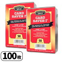 【7/13-7/15限定 P最大5倍!超ポイントバック祭】 Card Saver 1 カードセイバー カードセーバー セミリジッド スリーブホルダー PSA鑑定用 PSA BGS スリーブ 100枚 パック