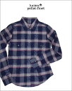 ルシアンペラフィネ スカル チェック カシミヤ入りシャツlucien pellat-finet Skull Check Shirt