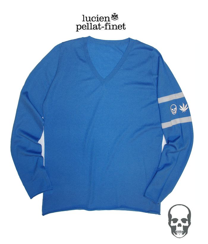 륷ڥե͡lucien pellat-finet SkullLeaf.BorderCashmere.Knit/Sailorۡڥ...