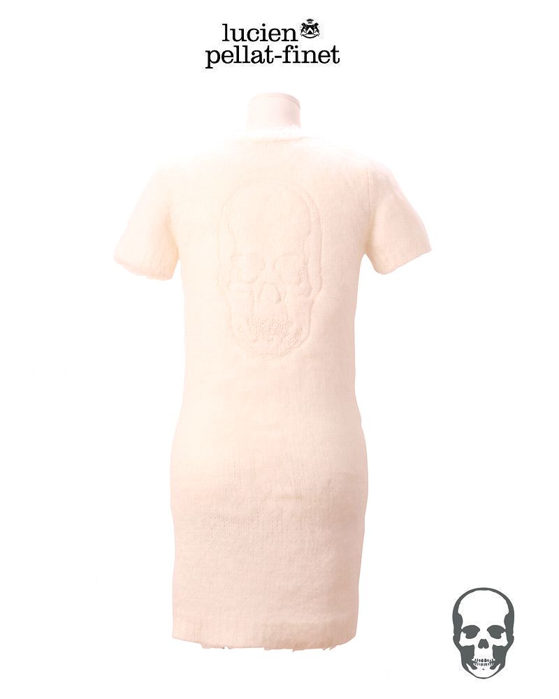 륷ڥե͡lucien pellat-finetSkullsilk Knit.One-piece BabyPinkۡڥ ...