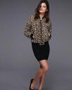 ルシアンペラフィネ レオパード スカル ジャケット ボアフリース 女性用lucien pellat-finet　Leopard-Skull-Jacket