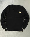 ルシアンペラフィネ スカル&リーフ金糸 カシミヤニットlucien pellat-finet Skull&Leaf.Cashmere.Knit