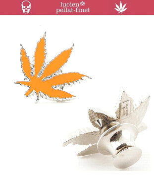 【lucien pellat-finet”Leaf-Pins”orange】