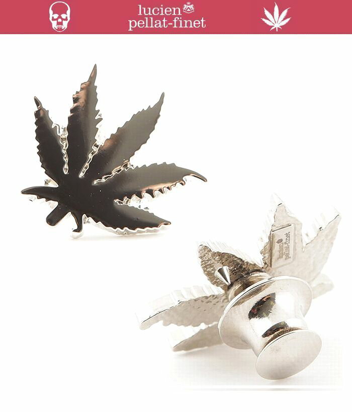 【lucien pellat-finet”Leaf-Pins”silver】